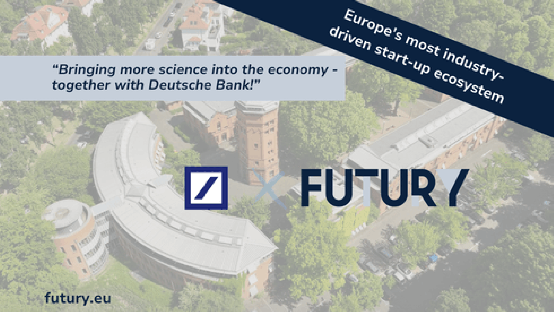 Deutsche Bank und Futury organisieren gemeinsame Programme zur Stärkung der Wirtschaft